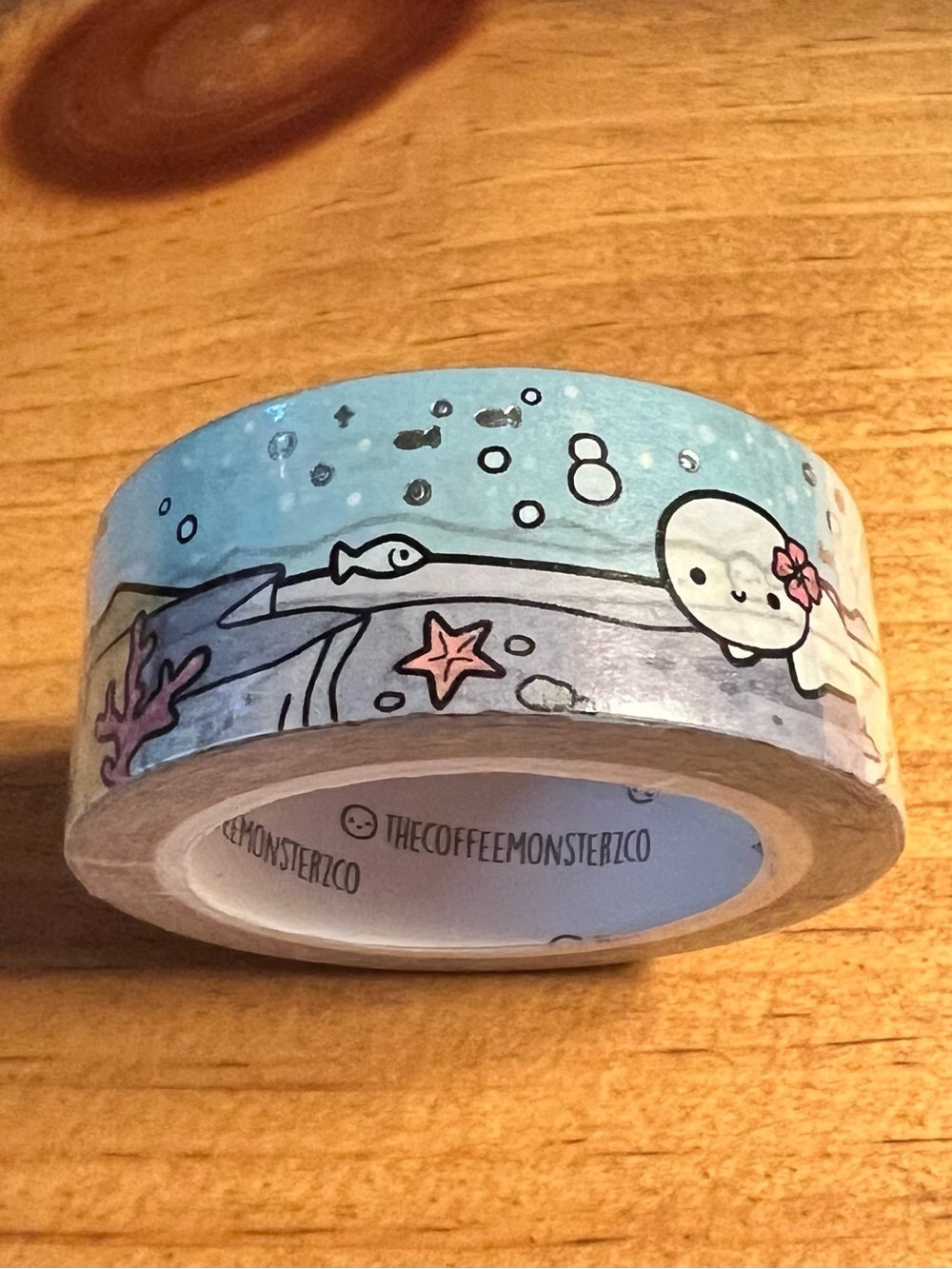 TCMC thecoffeemonsterzco the four biomes washi tape